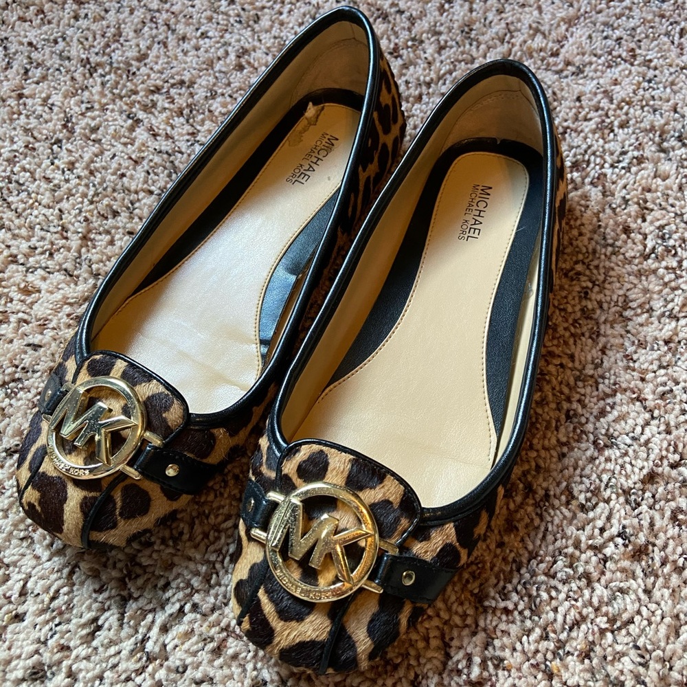 Michael Kors Cheetah Flats